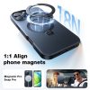 TORRAS Ostand Q3 Spin Series For iPhone 16 Pro Case Compatible with MagSafe Rotating Kickstand PC+TPU Phone Cover by The Case Factory