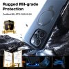 TORRAS Ostand Q3 Spin Series For iPhone 16 Pro Case Compatible with MagSafe Rotating Kickstand PC+TPU Phone Cover by The Case Factory