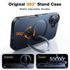 TORRAS Ostand Q3 Spin Series For iPhone 16 Case Compatible with MagSafe Rotating Kickstand PC+TPU Phone Cover by The Case Factory