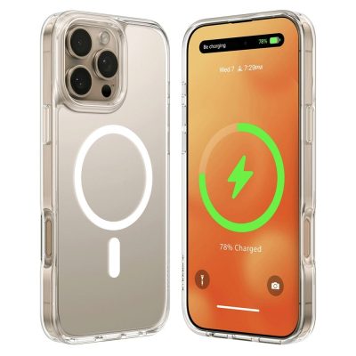 TORRAS Guardian-Mag Series For iPhone 16 Pro Max Case Compatible with MagSafe TPU Phone Cover Translucent by The Case Factory