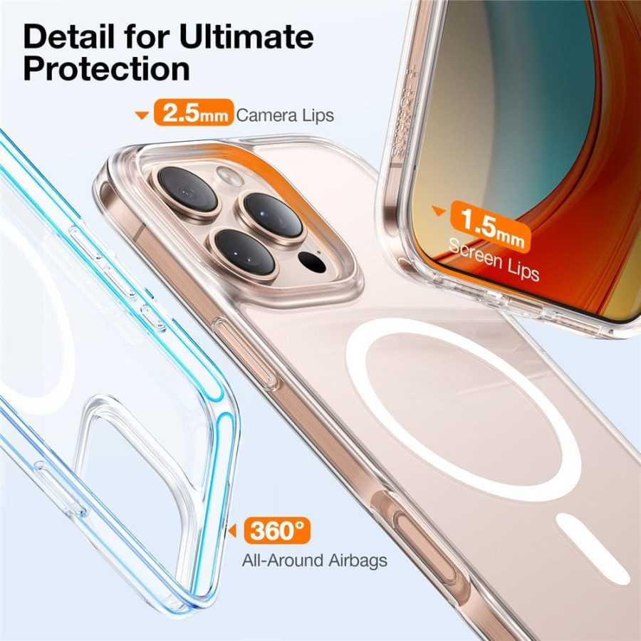 TORRAS Guardian-Mag Series For iPhone 16 Pro Max Case Compatible with MagSafe TPU Phone Cover by The Case Factory