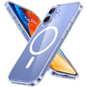 TORRAS Guardian-Mag Series For iPhone 16 Plus Case Compatible with MagSafe TPU Phone Cover Translucent by The Case Factory