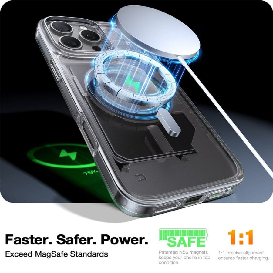 TORRAS Guardian-Mag Series For iPhone 16 Pro Case Compatible with MagSafe TPU Phone Cover by The Case Factory