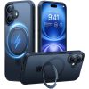 TORRAS Ostand Q1 Guardian Series for iPhone 16 Plus Case Kickstand Phone Cover | Compatible with MagSafe