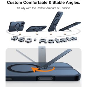 TORRAS Pstand Spin Series For iPhone 16 Pro Max Case Compatible with MagSafe Rotating Kickstand TPU+PC Phone Cover by The Case Factory