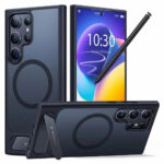 TORRAS Ostand L1 Series For Samsung Galaxy S24 Ultra Case KickstandPhone Cover | Compatible with MagSafe