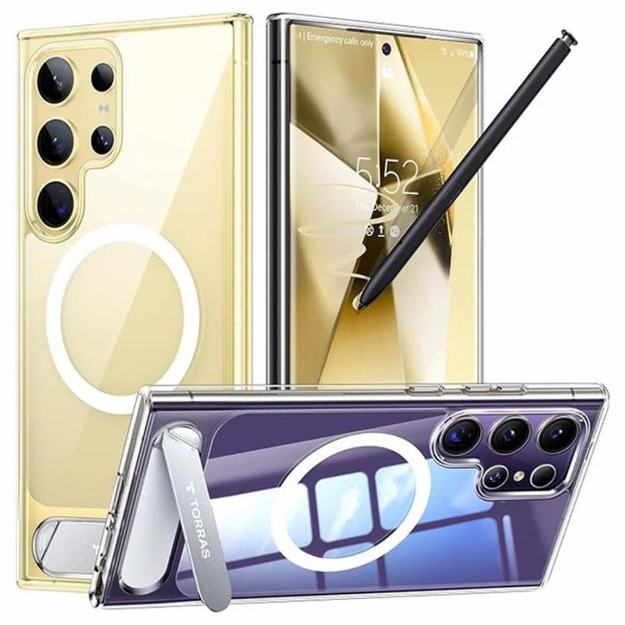 6601122831D-1 TORRAS Ostand L1 Series For Samsung Galaxy S24 Ultra Case KickstandPhone Cover | Compatible with MagSafe