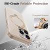TORRAS Ostand Q3 Silicone Series For iPhone 16 Pro Case Kickstand Phone Cover | Compatible with Magsafe