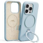 TORRAS Ostand Q3 Silicone Series For iPhone 16 Pro Max Case Kickstand Phone Cover | Compatible with Magsafe