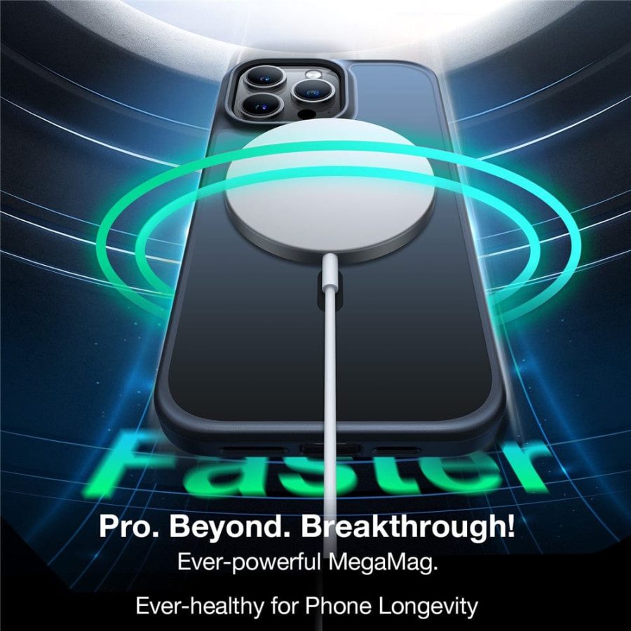TORRAS Guardian-Mag Series For iPhone 15 Case Skin-Touch Matte Phone Cover | Compatible with MagSafe