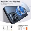 TORRAS Ostand O1 Guardian Series For iPhone 15 Pro Max Case Rotating Kickstand Phone Cover | Compatible with MagSafe