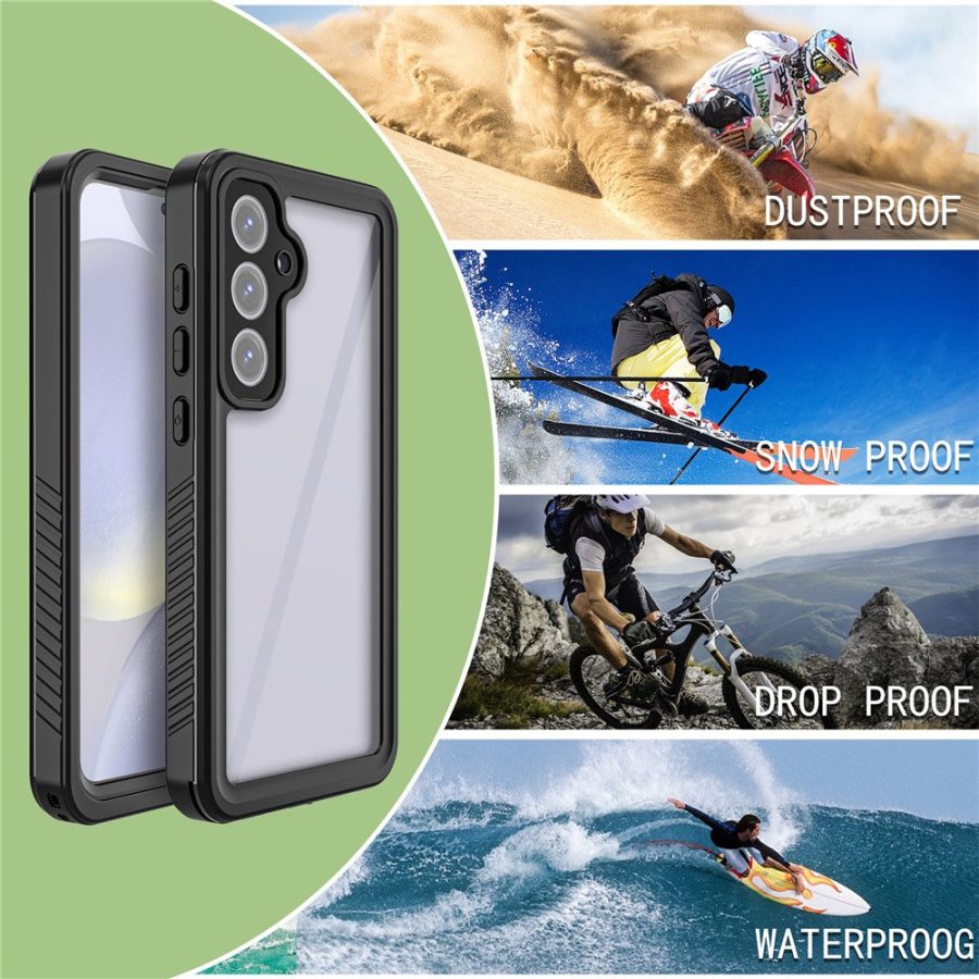 6601125447A-2 REDPEPPER FS Series For Samsung Galaxy S24 FE Case IP68 Waterproof Clear Back Panel Phone Cover