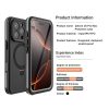 6601126214A-2 REDPEPPER IP68 Waterproof Case For iPhone 16 Pro Max Phone Back Cover Kickstand | Compatible with MagSafe