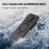 6601126214A-6 REDPEPPER IP68 Waterproof Case For iPhone 16 Pro Max Phone Back Cover Kickstand | Compatible with MagSafe