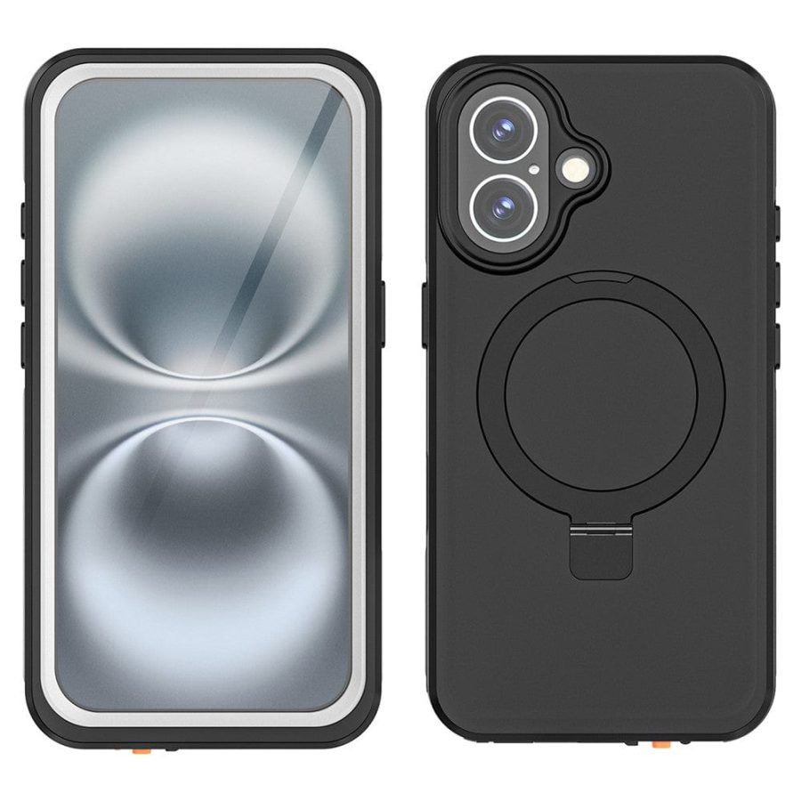 6601126215A-1 REDPEPPER IP68 Waterproof Case For iPhone 16 Phone Back Cover Kickstand | Compatible with MagSafe