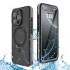 6601126216A-7 REDPEPPER IP68 Waterproof Case For iPhone 16 Pro Phone Back Cover Kickstand | Compatible with MagSafe