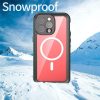 6601129795A-10 REDPEPPER Dot+ Series For iPhone 15 Pro Max Case IP68 Waterproof Clear Phone Cover | Compatible with MagSafe