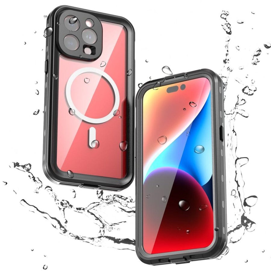 6601129795B-1 REDPEPPER Dot+ Series For iPhone 15 Pro Max Case IP68 Waterproof Clear Phone Cover | Compatible with MagSafe