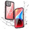 6601129795C-1 REDPEPPER Dot+ Series For iPhone 15 Pro Max Case IP68 Waterproof Clear Phone Cover | Compatible with MagSafe