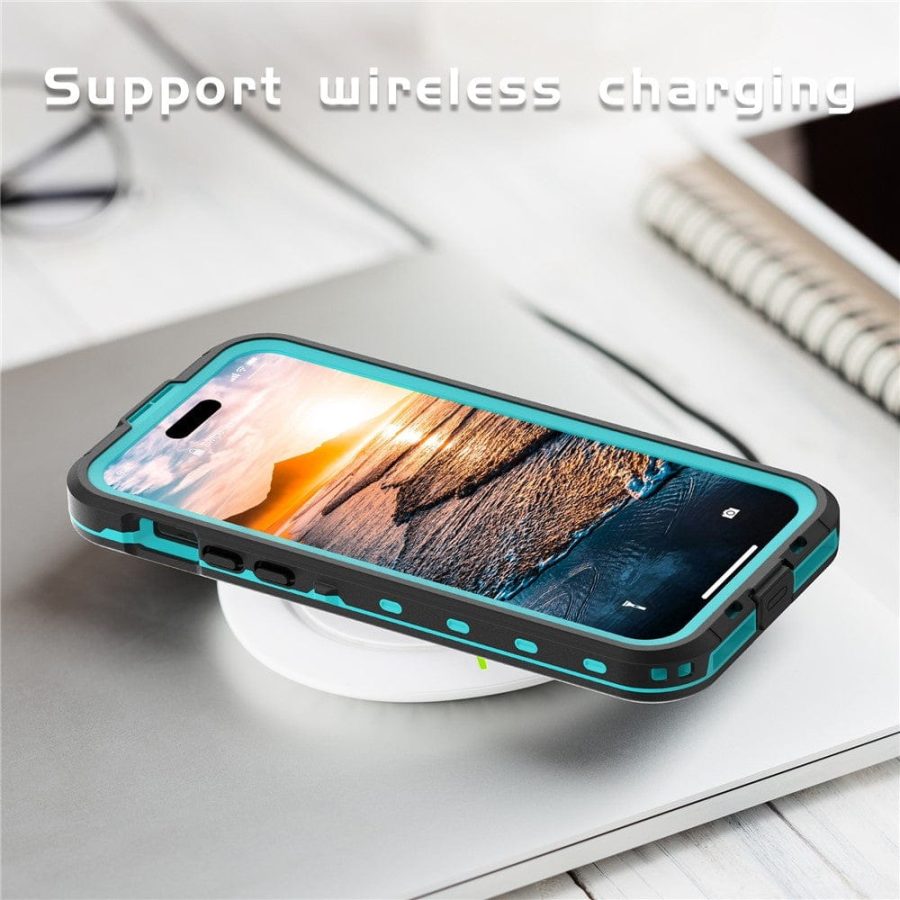 6601129797A-15 REDPEPPER Dot+ Series For iPhone 15 Phone Case IP68 Waterproof Clear Phone Cover | Compatible with MagSafe