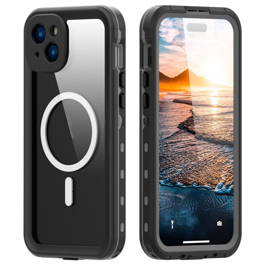 6601129797B-1 REDPEPPER Dot+ Series For iPhone 15 Phone Case IP68 Waterproof Clear Phone Cover | Compatible with MagSafe