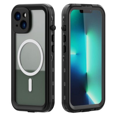 REDPEPPER Dot+ Series For iPhone 14 Plus Case IP68 Waterproof Clear Phone Cover | Compatible with MagSafe