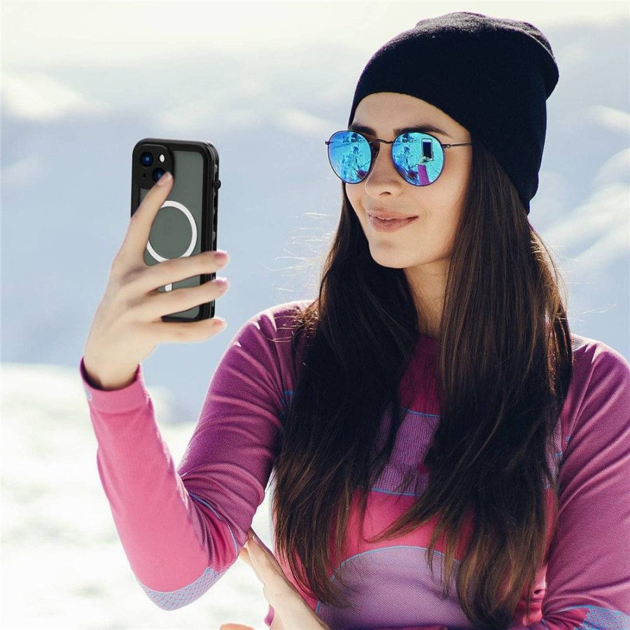 REDPEPPER Dot+ Series For iPhone 14 Plus Case IP68 Waterproof Clear Phone Cover | Compatible with MagSafe