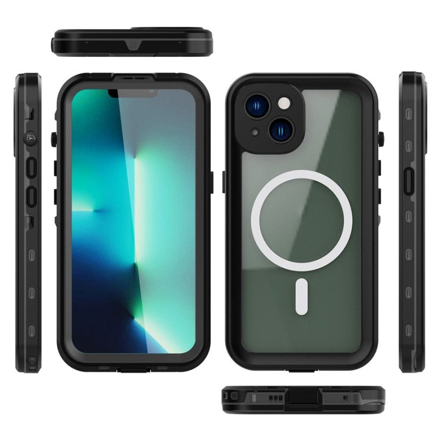 REDPEPPER Dot+ Series For iPhone 14 Plus Case IP68 Waterproof Clear Phone Cover | Compatible with MagSafe