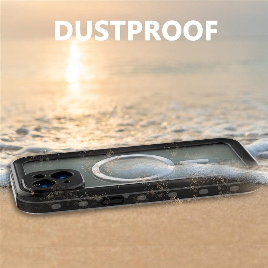 REDPEPPER Dot+ Series For iPhone 14 Plus Case IP68 Waterproof Clear Phone Cover | Compatible with MagSafe