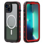 REDPEPPER Dot+ Series For iPhone 14 Plus Case IP68 Waterproof Clear Phone Cover | Compatible with MagSafe