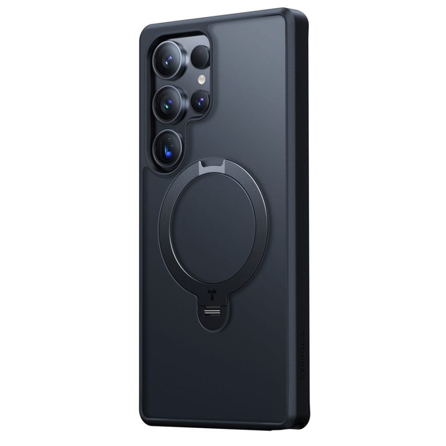 TORRAS Ostand Q3 Spin Series For Samsung Galaxy S25 Ultra Case Rotating Kickstand Phone Cover | Compatible with MagSafe
