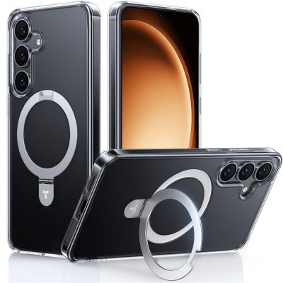 TORRAS Ostand Q1 Guardian Series for Samsung Galaxy S25+ Case Kickstand Phone Cover | Compatible with MagSafe