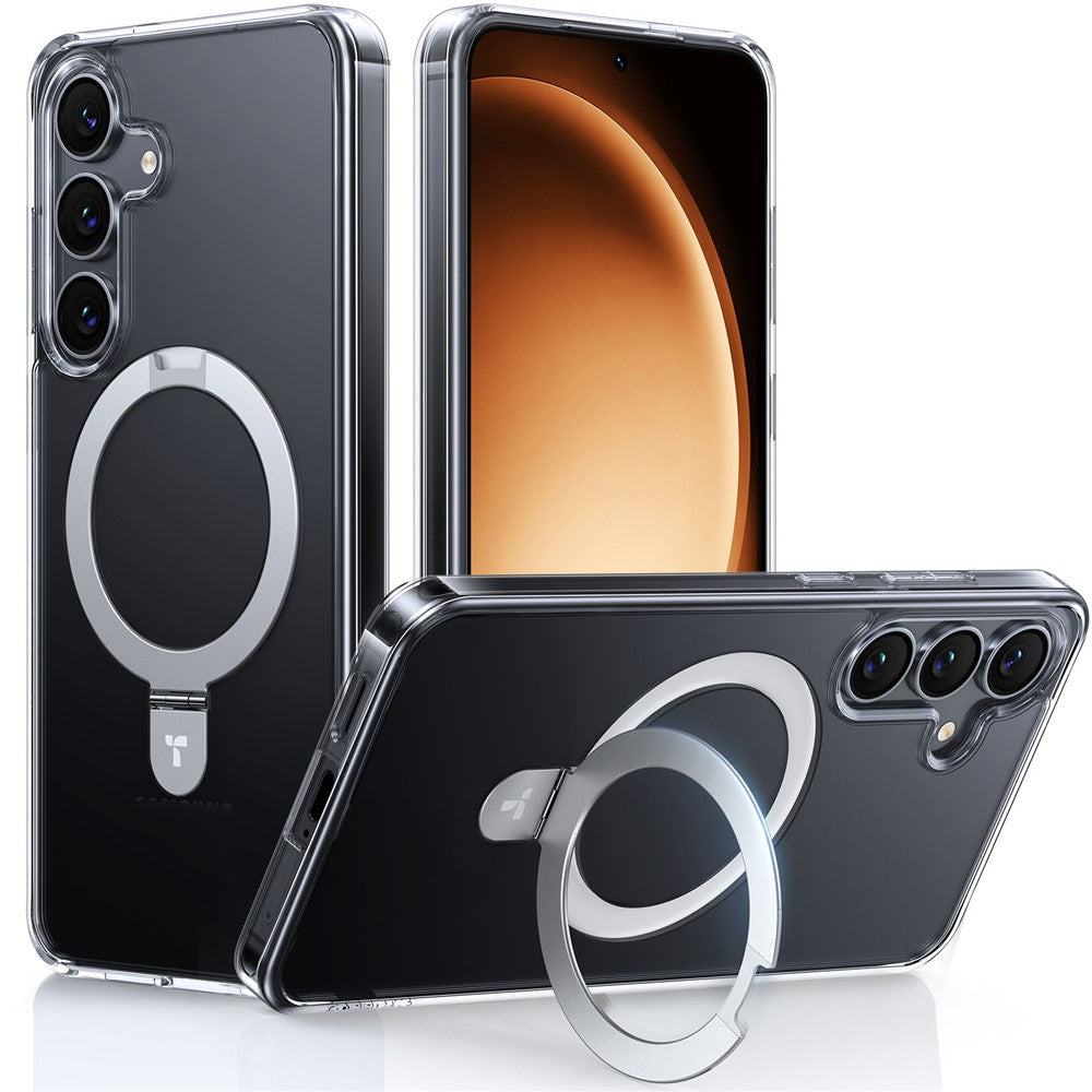 TORRAS Ostand Q1 Guardian Series for Samsung Galaxy S25 Case Kickstand Phone Cover | Compatible with MagSafe - Image 7