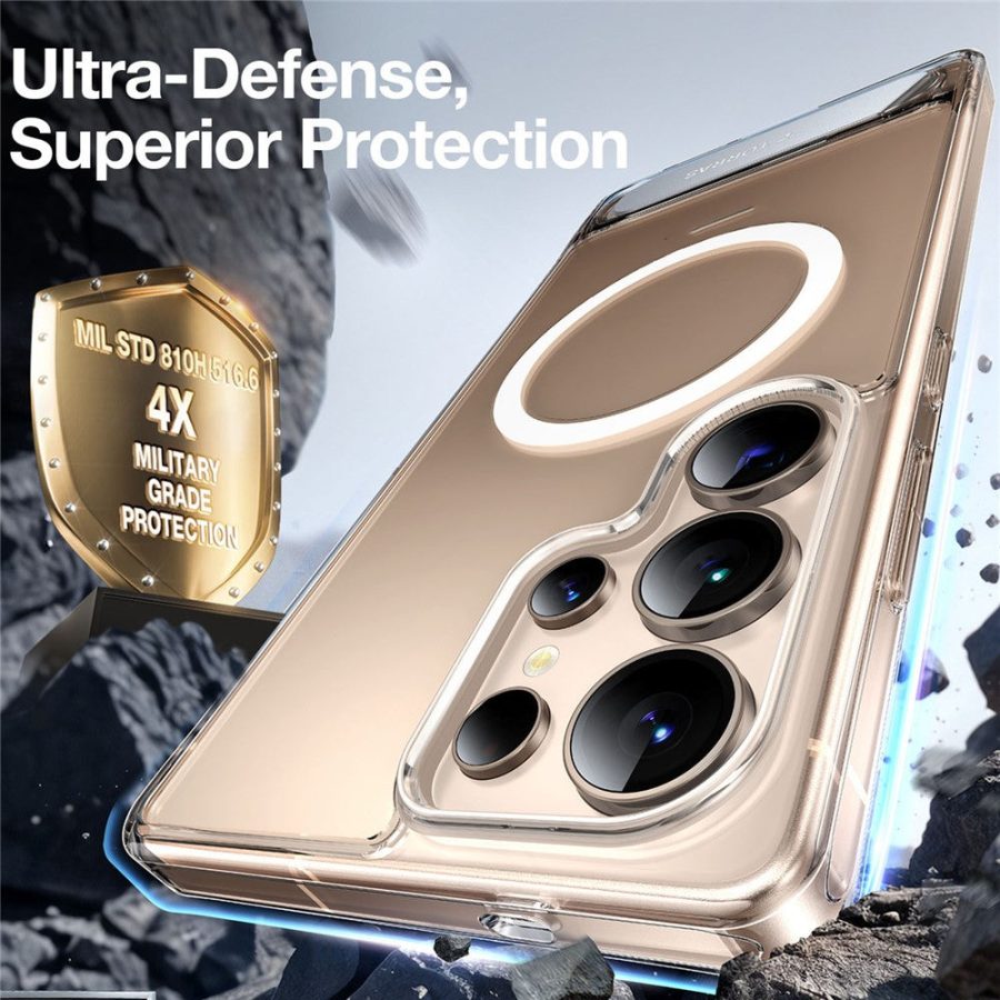 TORRAS Ostand L1 Series For Samsung Galaxy S25 Ultra Case Kickstand Phone Cover | Compatible with MagSafe