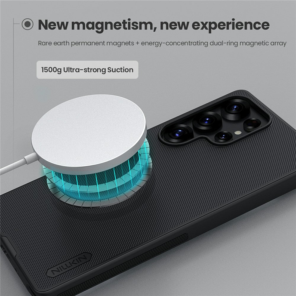 NILLKIN Frosted Shield Pro for Samsung Galaxy S25 Ultra Case Compatible with MagSafe PC-TPU Phone Cover - Image 12