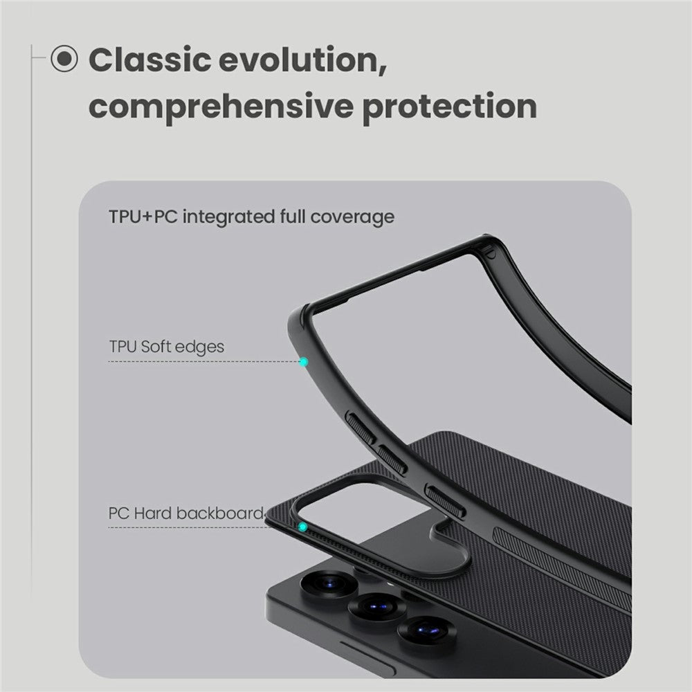 NILLKIN Frosted Shield Pro for Samsung Galaxy S25 Ultra Case Compatible with MagSafe PC-TPU Phone Cover - Image 8
