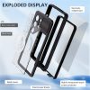 6601135173A-10 REDPEPPER For Samsung Galaxy S25 Ultra IP68 Waterproof Magnetic Case Clear Phone Cover