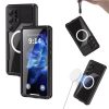 6601135173A-3 REDPEPPER For Samsung Galaxy S25 Ultra IP68 Waterproof Magnetic Case Clear Phone Cover