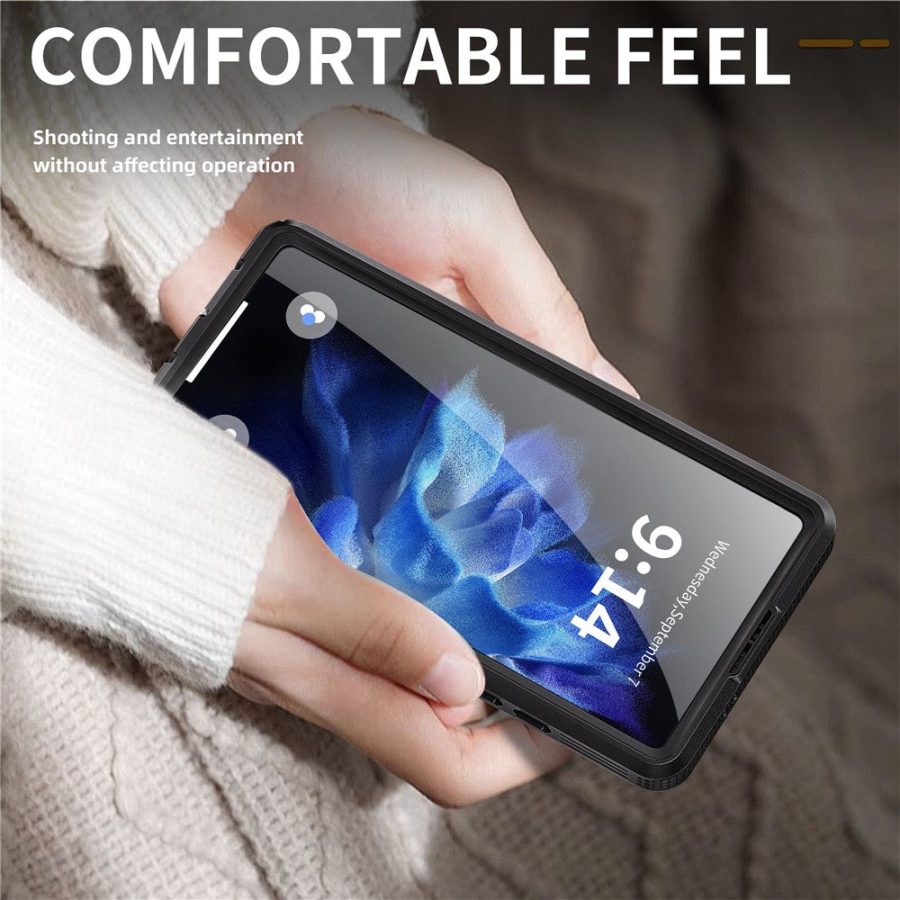 6601135173A-6 REDPEPPER For Samsung Galaxy S25 Ultra IP68 Waterproof Magnetic Case Clear Phone Cover