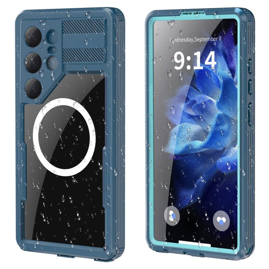 6601135173B-1 REDPEPPER For Samsung Galaxy S25 Ultra IP68 Waterproof Magnetic Case Clear Phone Cover