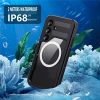 6601135174A-5 REDPEPPER For Samsung Galaxy S25 IP68 Waterproof Magnetic Case Clear Phone Cover