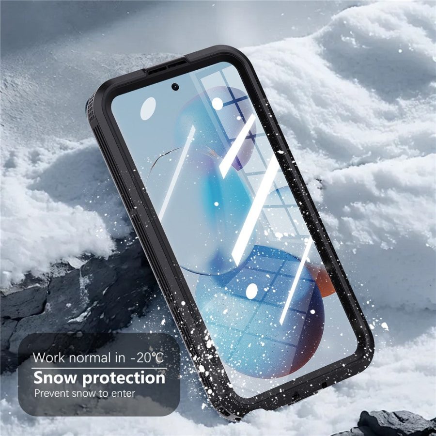 6601135174A-6-1 REDPEPPER For Samsung Galaxy S25 IP68 Waterproof Magnetic Case Clear Phone Cover