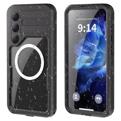 6601135475A-1_6d471ece-b0c0-46f8-a120-486657007a27 REDPEPPER For Samsung Galaxy S25+ IP68 Waterproof Magnetic Case Clear Phone Cover