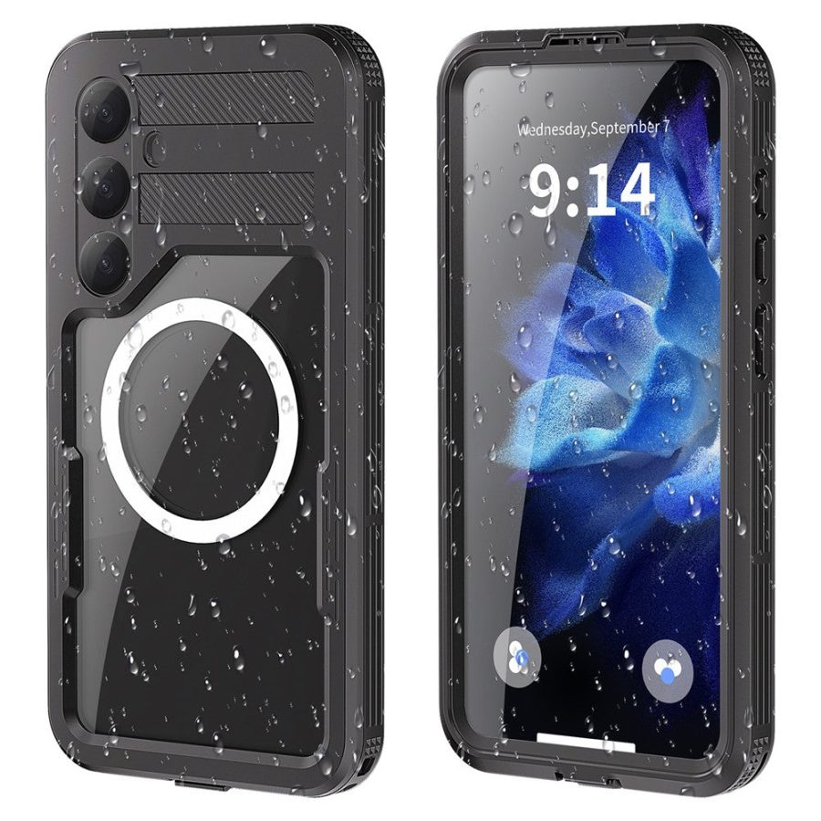 6601135475A-1_6d471ece-b0c0-46f8-a120-486657007a27 REDPEPPER For Samsung Galaxy S25+ IP68 Waterproof Magnetic Case Clear Phone Cover