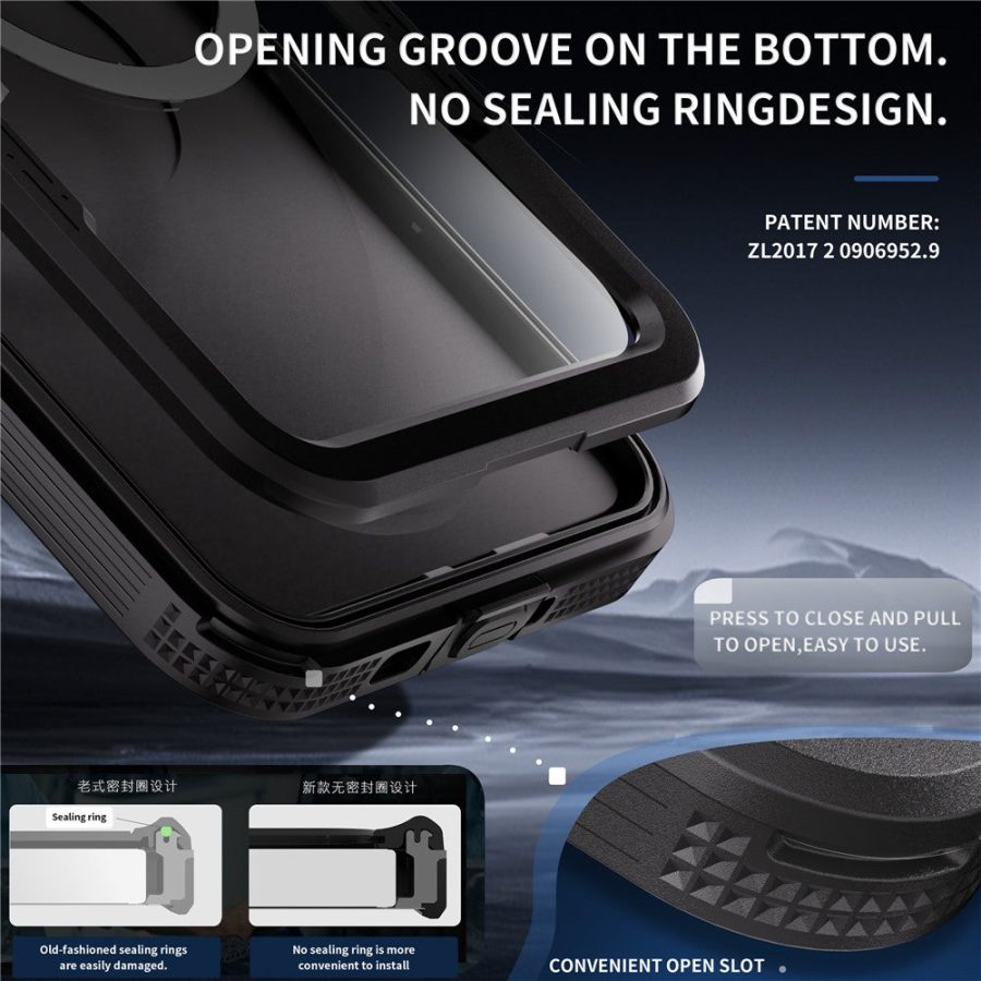 6601135475A-6_df831489-79e7-49ac-a7d2-4921334ab8bd REDPEPPER For Samsung Galaxy S25+ IP68 Waterproof Magnetic Case Clear Phone Cover
