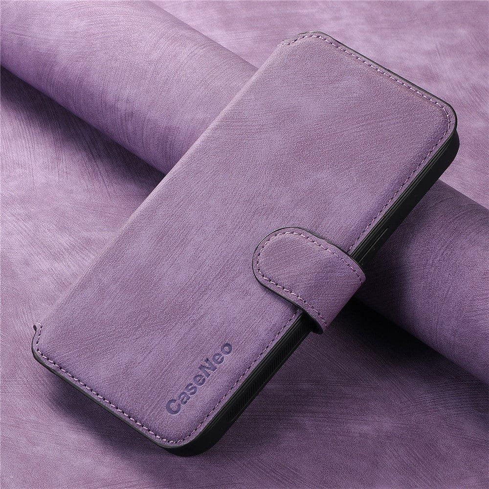 CASENEO MW-03 For iPhone 15 Pro Max Case Magnetic Detachable Wallet Leather Flip Phone Cover - Image 10
