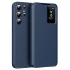 6601138053A-1 Flip Leather Case For Samsung Galaxy S24 Ultra / S24 Series with Smart View Window and Card Slot Phone Cover
