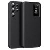 6601138053C-1 Flip Leather Case For Samsung Galaxy S24 Ultra / S24 Series with Smart View Window and Card Slot Phone Cover