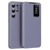 Flip Leather Case For Samsung Galaxy S23 Ultra / S23 Series with Smart View Window and Card Slot Phone Cover