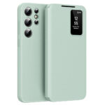 Flip Leather Case For Samsung Galaxy S25 Ultra / S25 Series with Smart View Window and Card Slot Phone Cover